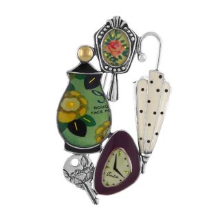 Broche Living Room Couleur Argent Multi