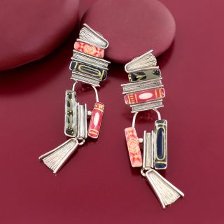 Clips Romans Couleur Argent Multi