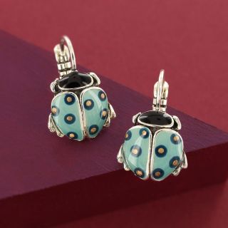 Dormeuses Cox Couleur Argent Bleu