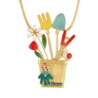 Collier Basilic Couleur Dore Multi
