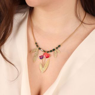 Collier Crocus Couleur Dore Multi