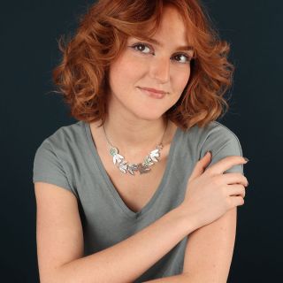 Collier Libertad Couleur Argent Bleu