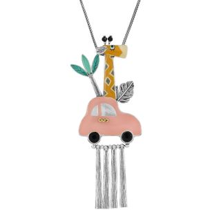Collier Safari Couleur Argent Multi