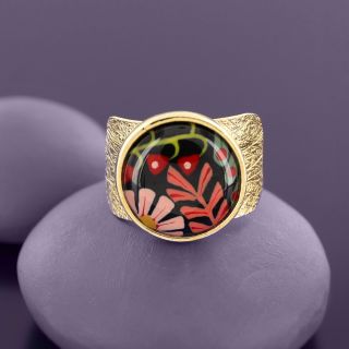 Bague Frida Couleur Dore Multi