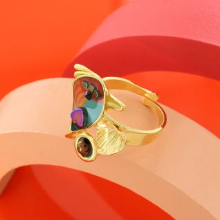 Bague Zouzou Couleur Dore Multi