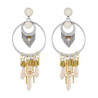 Puces Lovely Couleur Argent Blanc