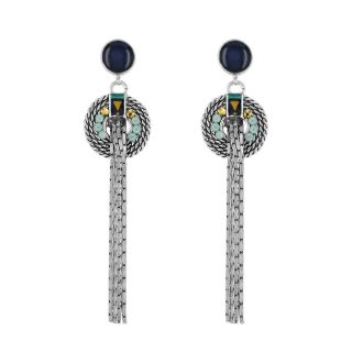 Puces Madame Reve Couleur Argent Bleu